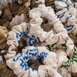 Japanese Cotton Scrunchies - Cut, Sewn, and Finished in Ny (3 colors) - The Roman
