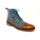 Blue, Light Blue & Navy Boot Laces - The Roman