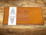 Darker Mfg Co. Checkbook Case: Cognac - The Roman