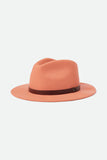 Brixton Messer Fedora - Apricot Jam - XL - The Roman