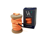 Peach & Fuchsia Flat Ticked Sneaker Laces - The Roman