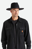 Brixton Cohen Cowboy Hat - Black - L - The Roman