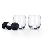 GLACIER ROCKS® ICE BALL MOLD AND TUMBLER SET - The Roman