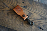 Darker Mfg Co. Belt Snap Keychain - Cognac - The Roman